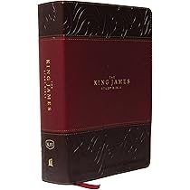 KJV, The King James Study Bible, Leathersoft, Brown, Red Letter